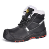 Fur Lined Composite Toe Winter Safety Boots for Cold Weather M-8573