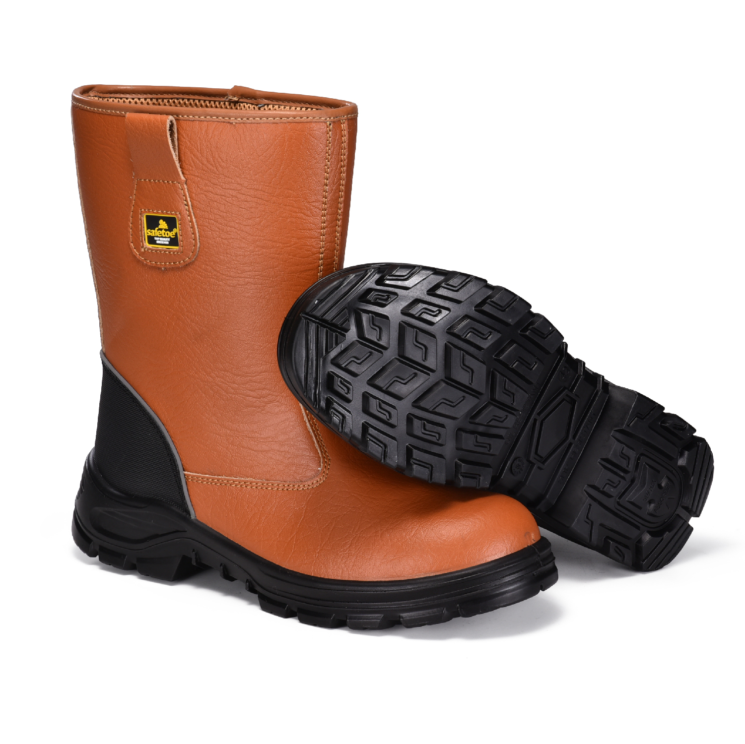 CE Approved Steel Toe Builders Safety Boots H 9430 Brown from China manufacturer Safetoe