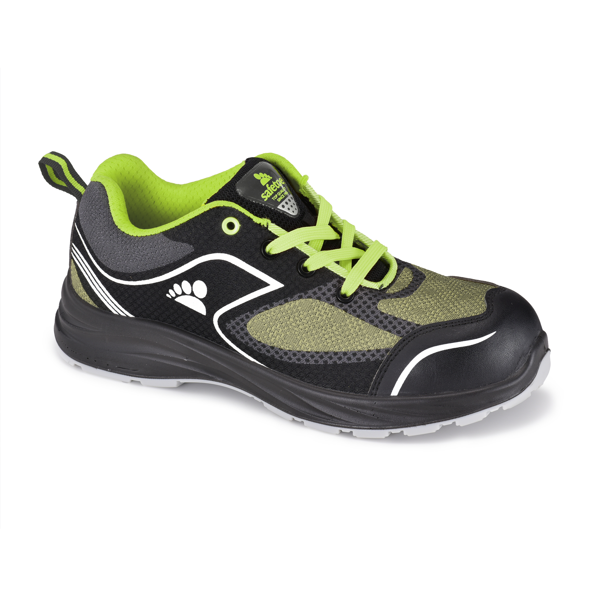 Sports Design Safety Trainers L-7501 Green (Speed)
