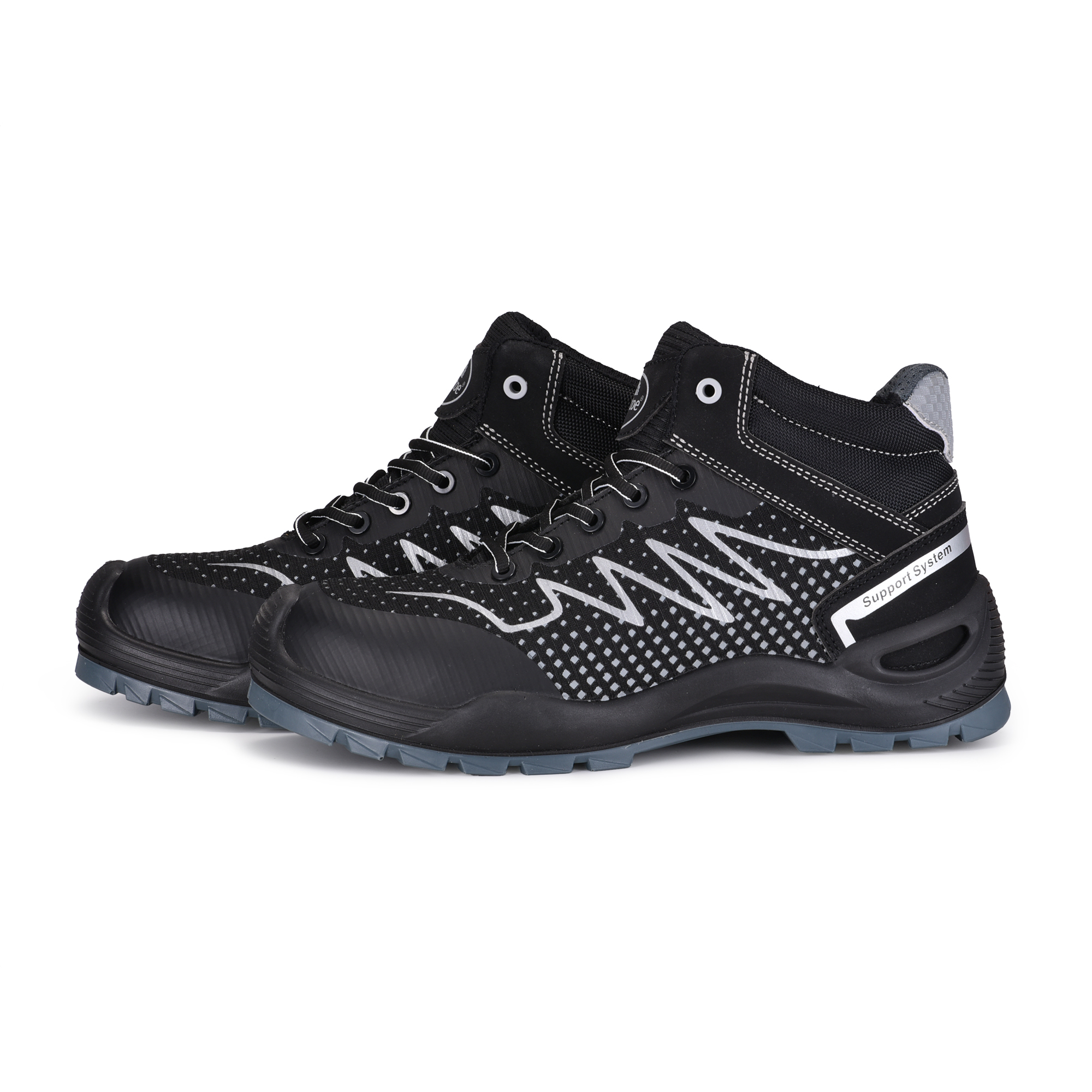 Industrial Light Weight Sports Style Fabric Safety Shoes For Men-M-8576 