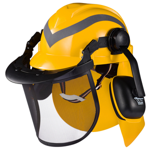 Face Shield Protection Safety Helmets M-5009 Yellow