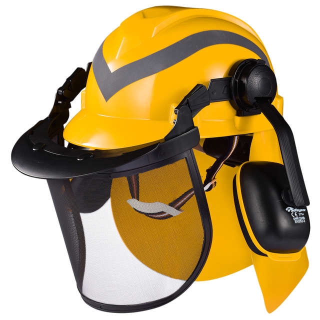 Face Shield Protection Safety Helmets M-5009 Yellow