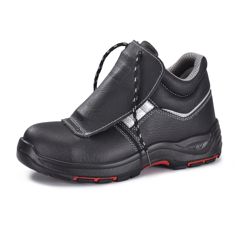 Welding Work Boots PU Rubber Black Site Work Boots M-8027PR