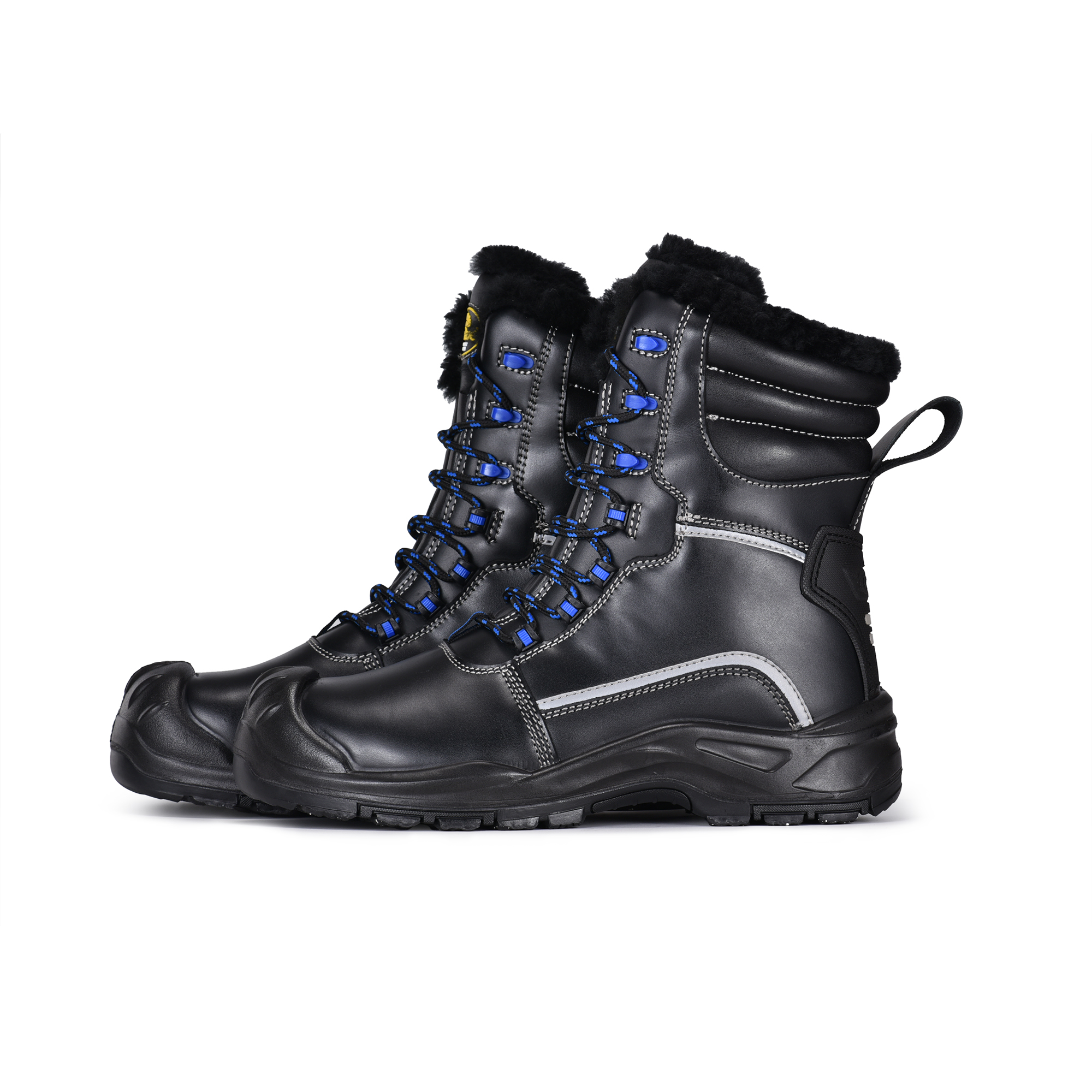 Ready Stock Warm Fur Winter Work Boots H-9550