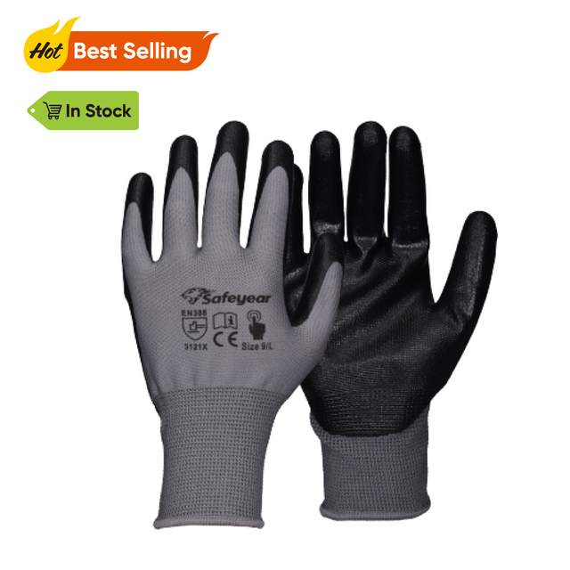 Nitrile coating Safety Work Gloves N1552