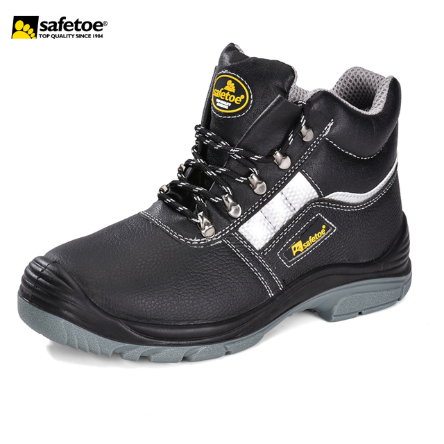 Ready Stock Waterproof Steel Toe Work Boots for Men M-8027
