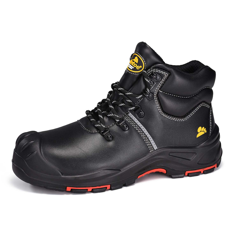 Waterproof PU/Rubber Safety Shoes With Steel Toe M-8575