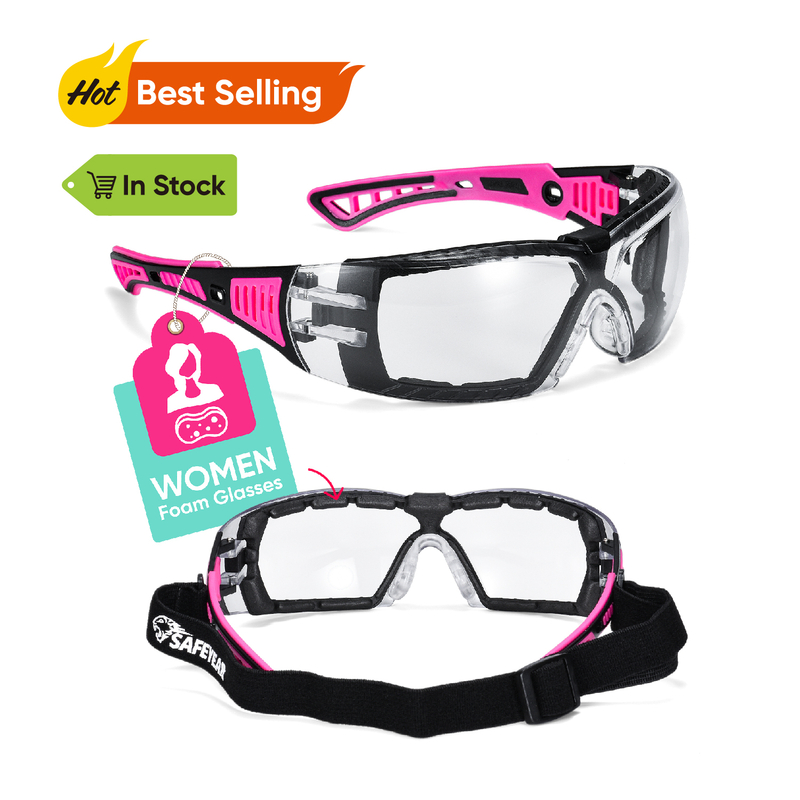 Ready Stock Anti Fog Lady Safety Glasses SG010