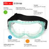 Ready Stock Over Glasses Clear Safety Goggles SG007 Green