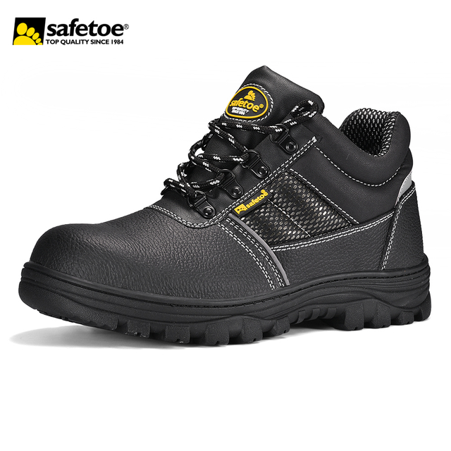 Oil And Acid Resistant Steel Toe Paving Safety Boots M-8215RB