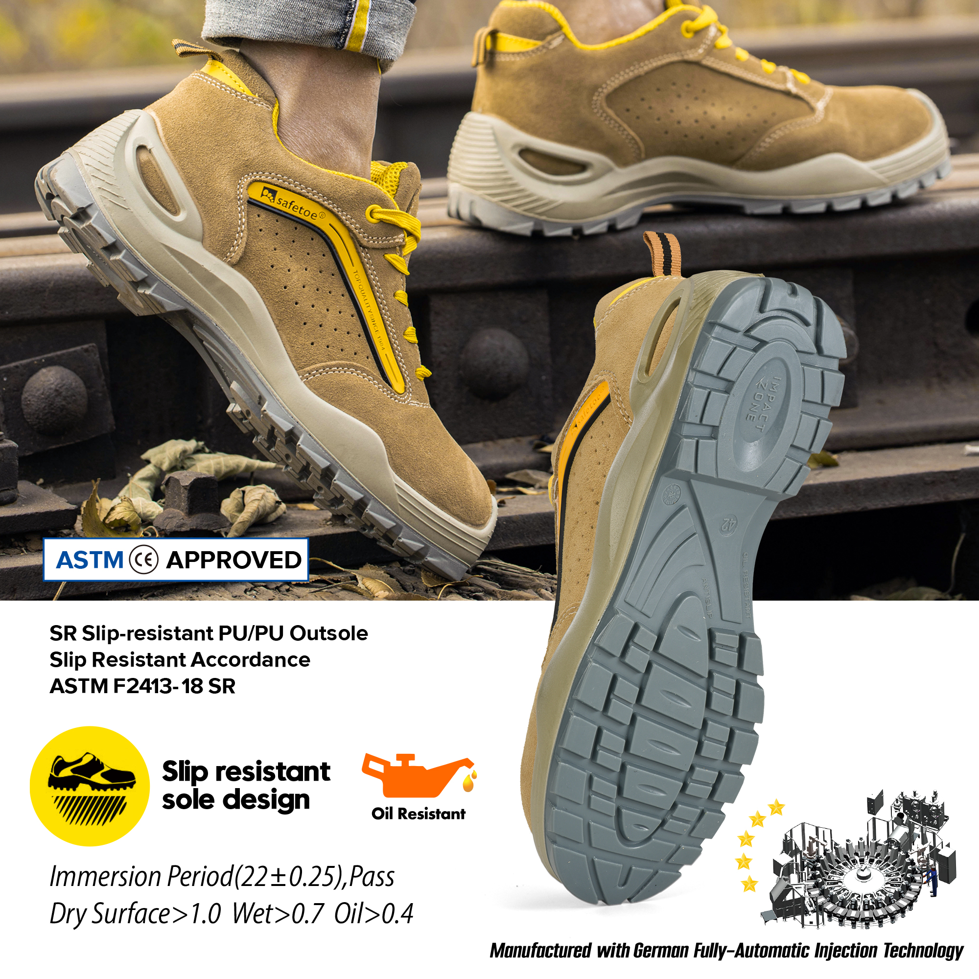 Breathable Summer Safety Shoes L-7296