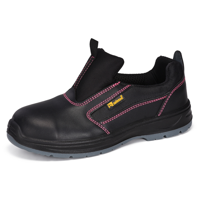 Laceless Safety Shoes Foe Women L-7525 Pink
