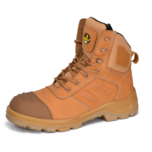 Best Selling High Quality Composite Toe Construction Work Boots M-8578 Beige