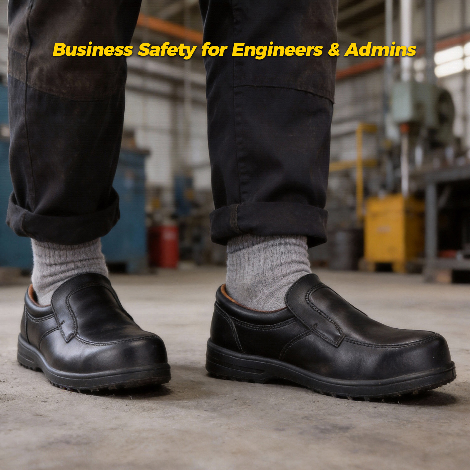 Leather Safety Shoes for Executive & Manager L-7610