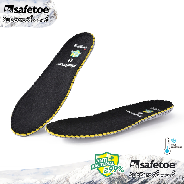 Safetoe Winter Antibacterial Work Insoles with 3M Thermal Insulation