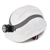 Underground Utility Safety Helmet with Headlamp and Reflective Strips