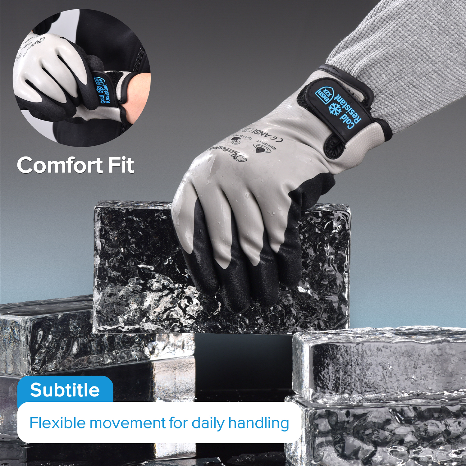 Waterproof Cold Weather Work Gloves | Thermal Insulated
