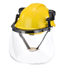 Vented Safety Helmet with Face Shield Visor