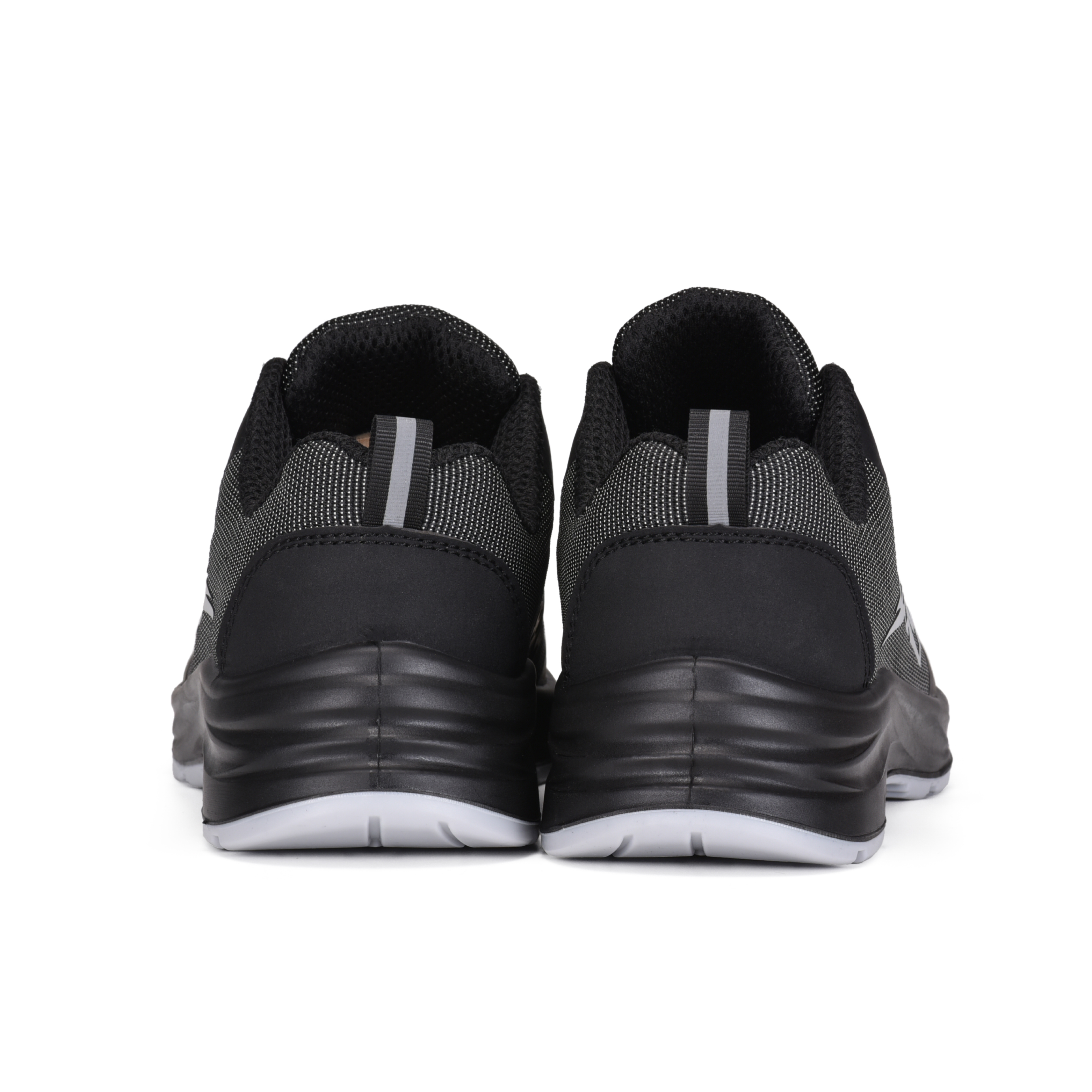  Men Shoes Work Breathable Safety Shoes Sport Design Safety Work Shoes L-7569 Black