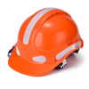  Manufacturing Earmuffs Construction Safety Helmet Abs CE Approved Safety Helmets W-018 Orange