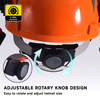 Forest Helmets With Face Shield M-5009 Orange