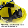 Helmet Construction Hard Hat Abs CE Approved Safety Helmets W-018 Yellow