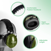 Ready Stock ABS Protective Ear Muffs EM-5002 Green