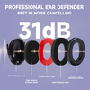 ABS Hearing Protection Ear Muffs Protective Ear Muffs Ready Stock FM-1B Red