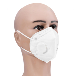 KN95 White Valve Face Safety Mask SM-006 