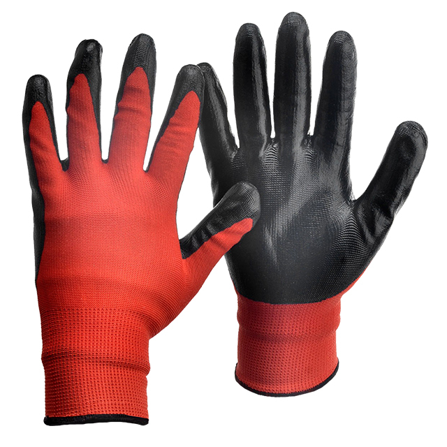 Nitrile Coated Heavy Duty Work Gloves FL-N1001