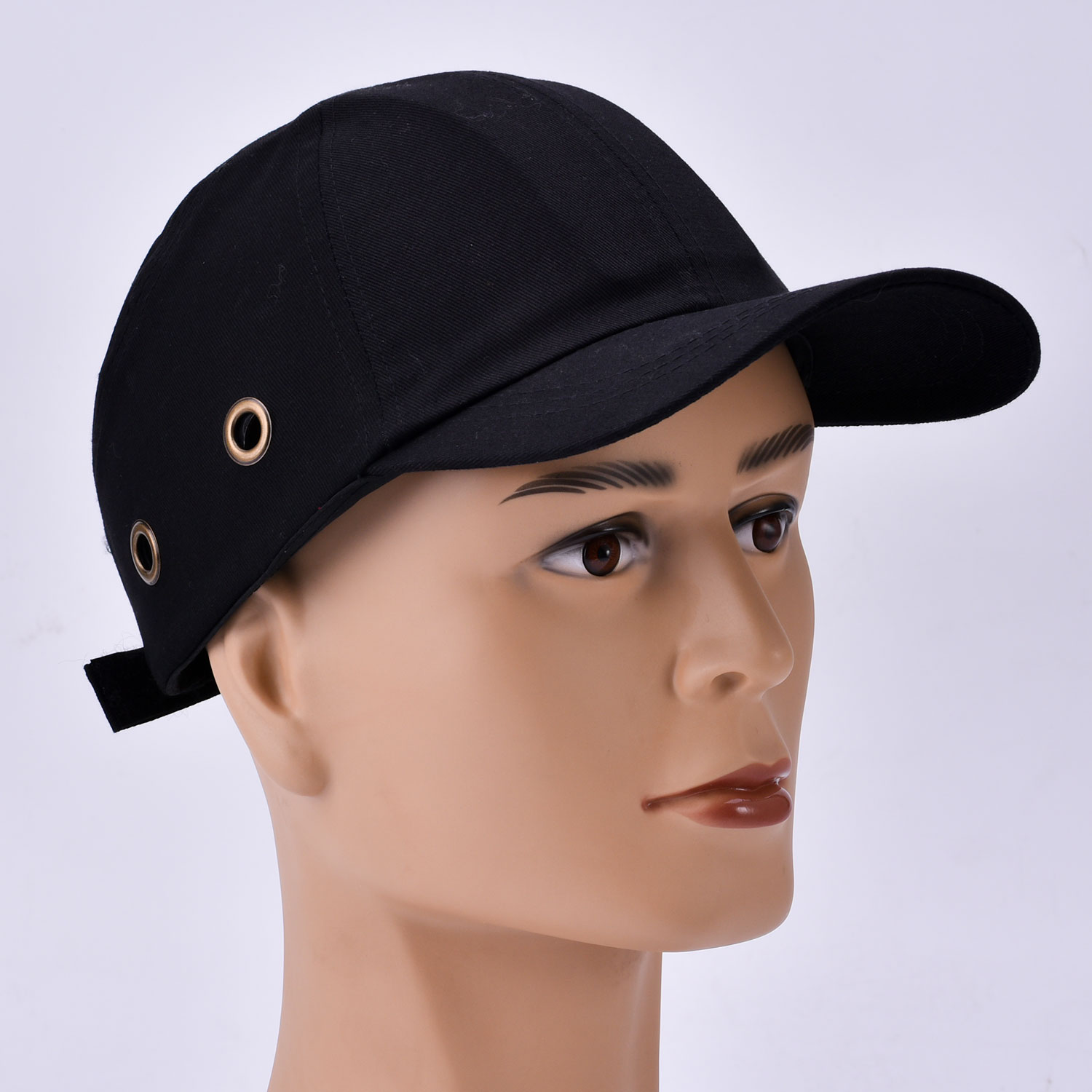 Baseball Design Safety Cap WH001 Black