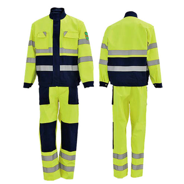 Yellow Workers' Safety Overall G-3033