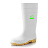 PVC Wellington Rain Boots W-6037 White
