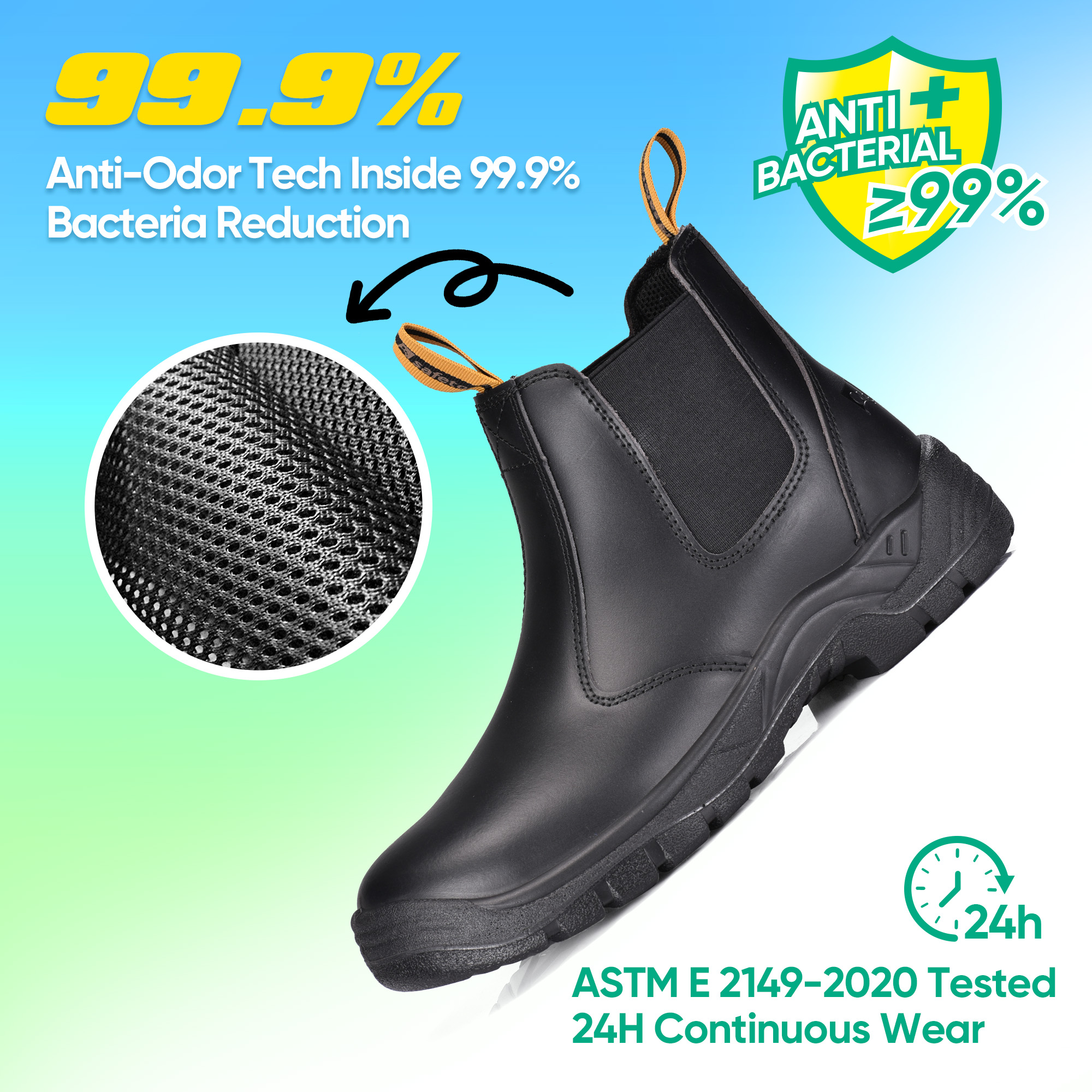 Site Black Protective safety boots