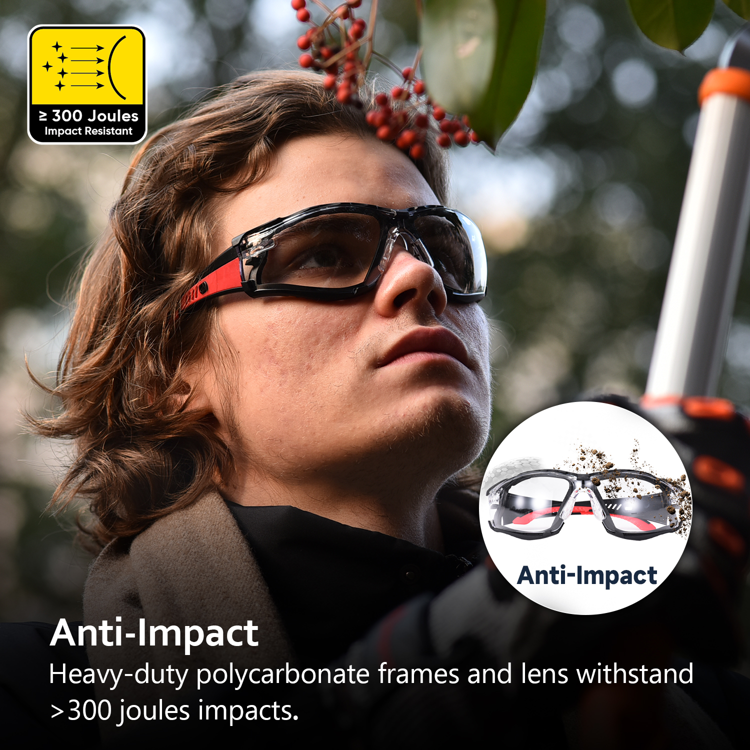  Protective Safety Glasses For Women SG037 Red