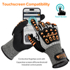Factory Work Gloves Cut Resistant Mechanical Working Gloves TPR9004 Orange