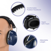 ABS Hearing Protection Ear Muffs Protective Ear Muffs Ready Stock FM-1B Blue