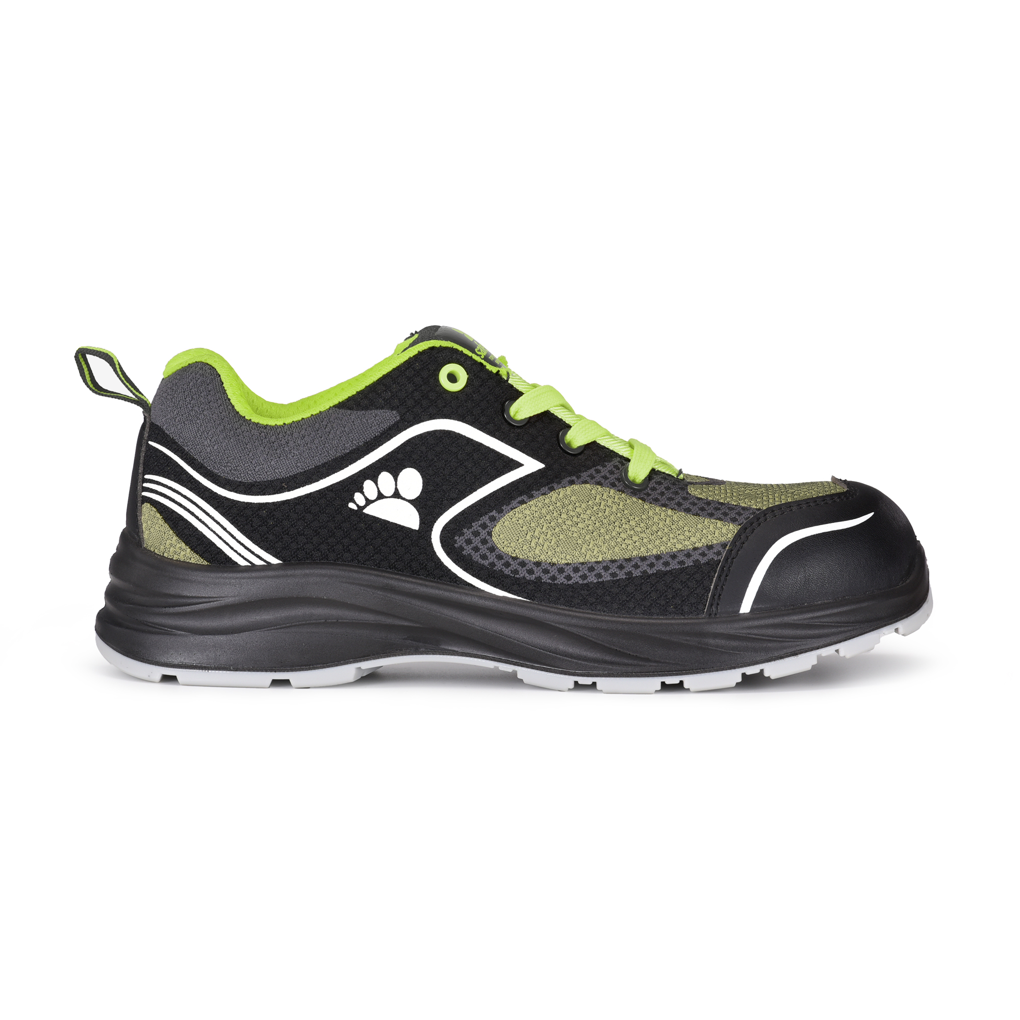 Sports Design Safety Trainers L-7501 Green (Speed)