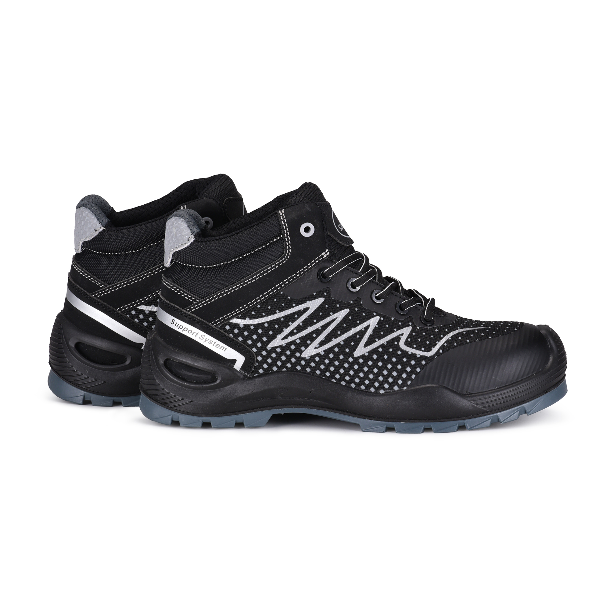 Industrial Light Weight Sports Style Fabric Safety Shoes For Men-M-8576 