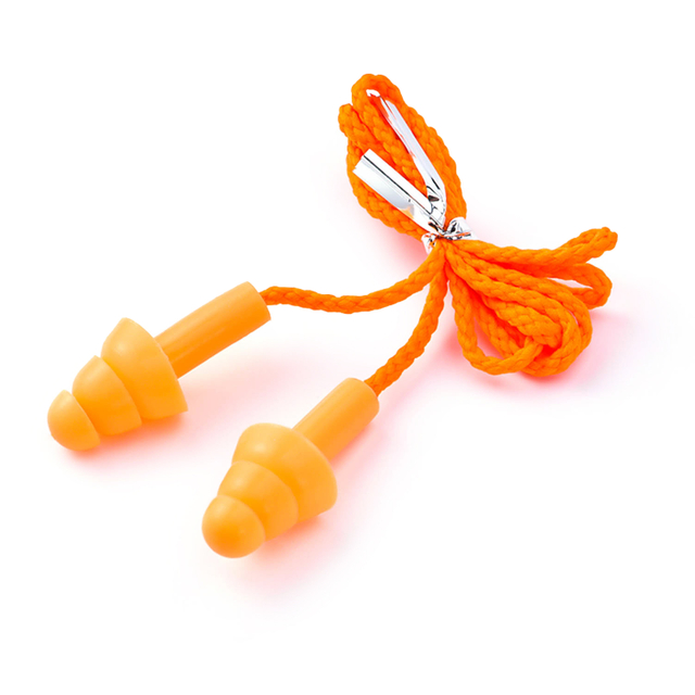 Hearing Protection With String EC-2001C Orange