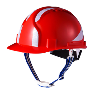 Red Safety Helmet for Construction W-036