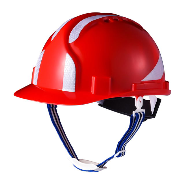 Red Safety Helmet for Construction W-036