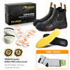 Insulated Safety Composite Toe Waterproof Pull on Work Boots