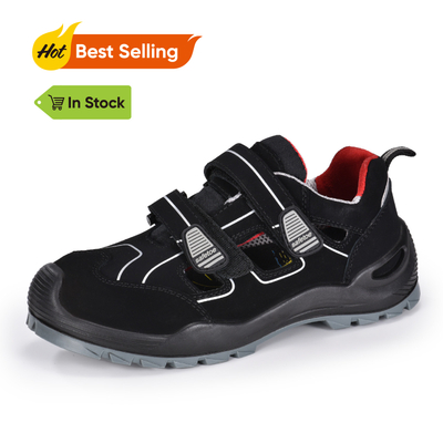 Summer Breathable Metal Free Composite Toe Safety Clogs Shoes 