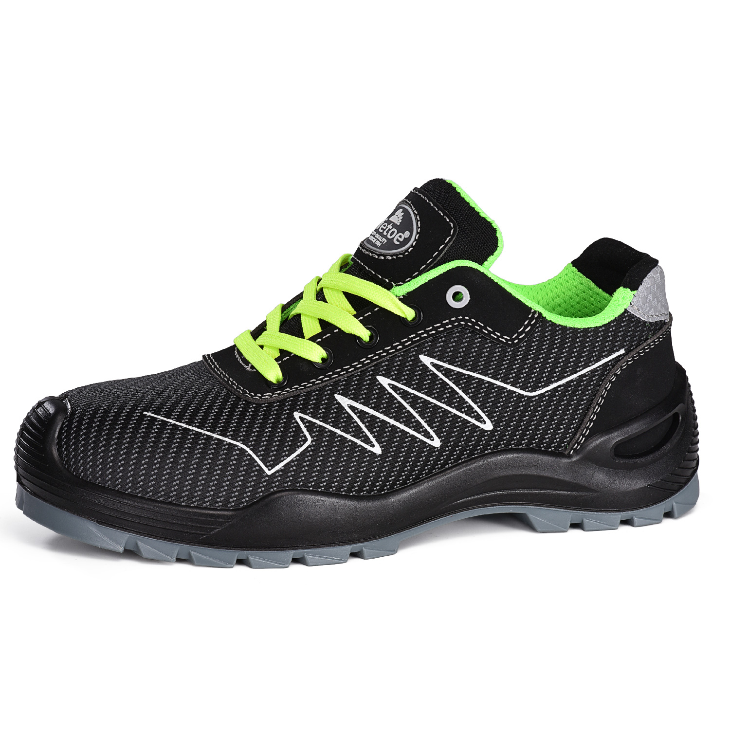 Light Weight Sports Style Fabric Safety Shoes-L7538