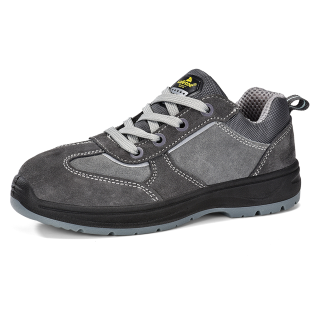 Women Steel Toe Slip Resistant Safety Work Shoes for Women L-7508W Suede