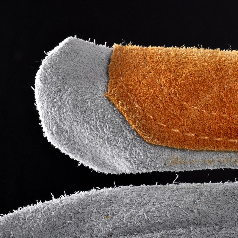 Working Leather Gloves Reinforced Leather Gloves Leather Impact Gloves Cut 5 FL-1015 Yellow