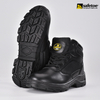 Black Leather Police Boots M-8515NS