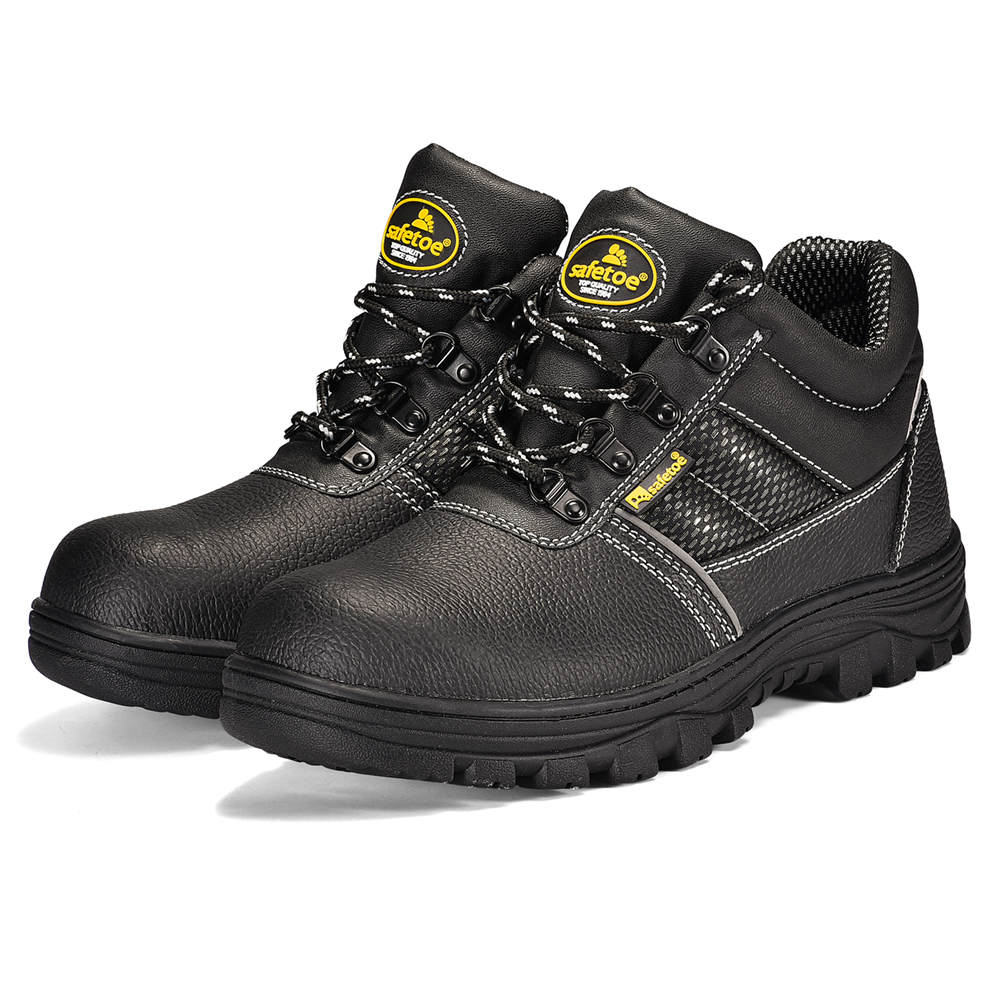 Oil And Acid Resistant Steel Toe Paving Safety Boots M-8215RB