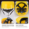 CE Approved Safety Helmets W-018 Yellow